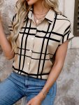 [Women's Plaid Shirt] Women's Plaid Shirt